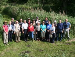 The party at Woodwalton Fen bank